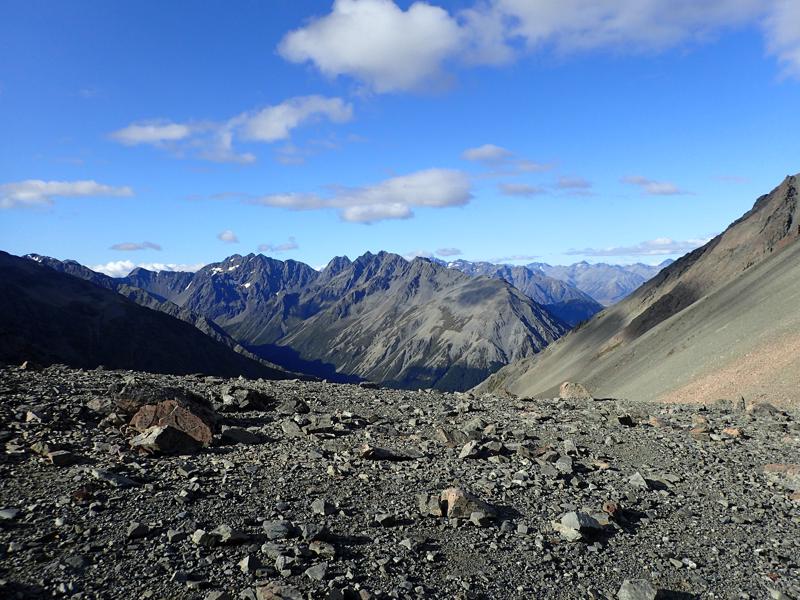 mountains and blue sky