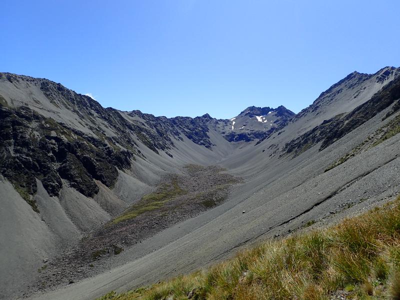 a rocky valley